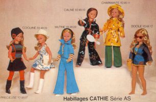 Pour poupée Cathie Bella :sac tenue Coquine1974 | UK Pour poupée Cathie Bella :sac tenue Coquine1974 | UK